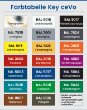 Bild von Schlüsselanhänger ceVo MIFARE DESFire 4k ev1 - 70pF Diverse RAL-Farben auswählbar  