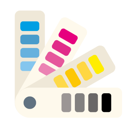 Bild von Bedruckung beidseitig max. 4-farbig Euroskal Offset-/Digital-Offsetdruck unter Laminat