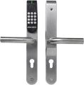 Picture of product ASSA ABLOY Aperio Online Beschlag E100V3, LEGIC, Euro-PZ  Türdicke 40-50 mm; Entfernung 72 mm; Drücker L-Form