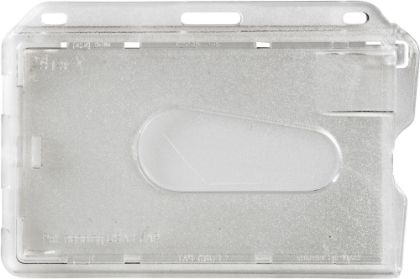 Picture of product Kartenhalter transparent zum Anbringen eines Druck-Clips