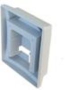 Picture of product PHG Aufputzgehäuse für Zusatzblende RAL 7035 lichtgrau Picture of product PHG Aufputzgehäuse für Zusatzblende RAL 7035 lichtgrau