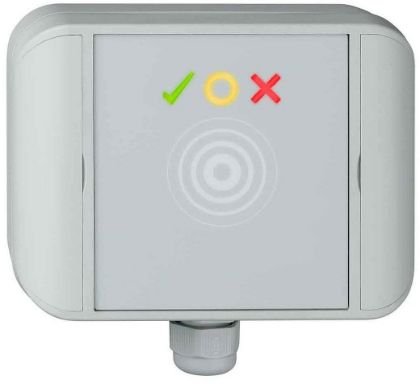 Picture of product PHG VOXIO-A-3100-I-DESFireMag/Wieg oc o.PIN IP65  RAL 7035