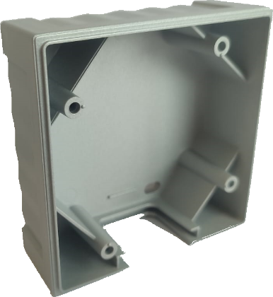 Picture of product PHG VOXIO Aufputzgehäuse RAL 9006 (weißaluminium), lackiert