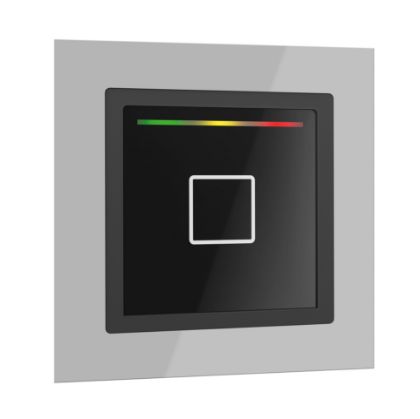 Picture of product PHG VOXIO-T-1260-P-advant RS485 Mag/Wieg o.PIN m.FB schwarz mit Frontblende
