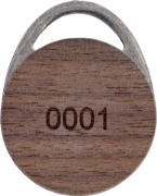 Picture of product Schlüsseltransponder ceVood Nussbaum MIFARE DESFire 4k ev3 - 70pF Picture of product Schlüsseltransponder ceVood Nussbaum MIFARE DESFire 4k ev3 - 70pF