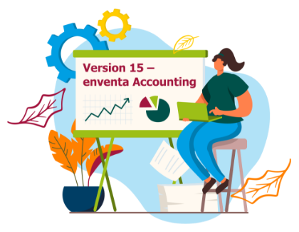 Picture of product Die neue Version ist da – enventa Accounting 15 - 23.09.2025 von 10:00 Uhr bis 11:00 Uhr