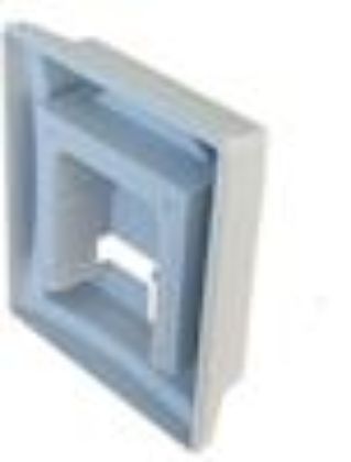 Picture of product PHG Aufputzgehäuse für Zusatzblende RAL 7035 lichtgrau