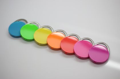 Picture of product Schlüsselanhänger ceVoNEO MIFARE DESFire 4k ev3 -Speed-120pF Diverse RAL-Farben auswählbar