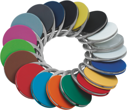 Picture of product Schlüsselanhänger ceVo MIFARE DESFire 8k ev3 - 70pF Diverse RAL-Farben auswählbar