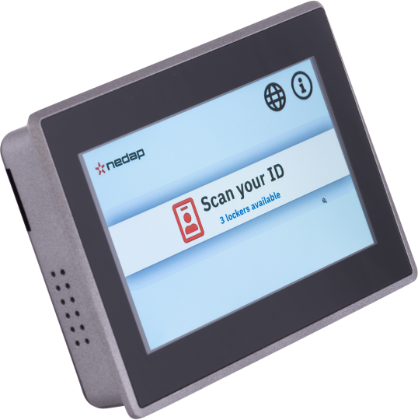 Picture of product AEOS Locker infopoint 7 (Zoll) touch screen