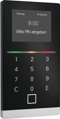 Picture of product PHG VOXIO-T-1266-DB-advant RS485 Mag/Wieg m.PIN  inkl. Touchscreen und Blickschutz