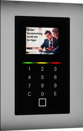 Picture of product PHG VOXIO-T-1266-DP-advant RS485 Mag/Wieg m.PIN inkl. Touchscreen mit  Frontblende