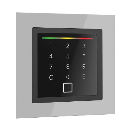 Picture of product PHG VOXIO-T-1260-P-advant RS485 Mag/Wieg m.PIN m.FB schwarz mit Frontblende