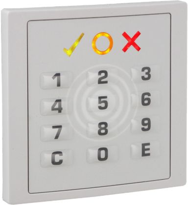 Picture of product PHG VOXIO-E-3140-A-DESFire RS485 m. PIN RAL 7035, UP, VdS G116013