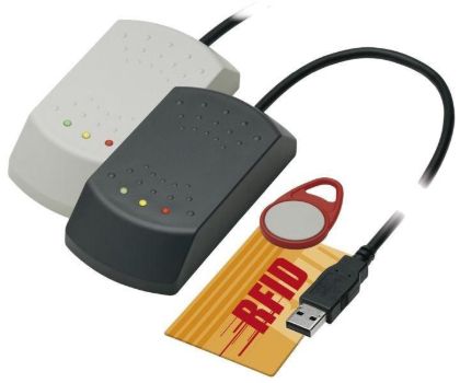 Picture of product ADMITTO-A-2000-D-125kHz USB-CDC, Montageausführung, Farbe RAL7015 ADMITTO-A-2000-D-125kHz USB-CDC, surface-mounted version, colour RAL7015