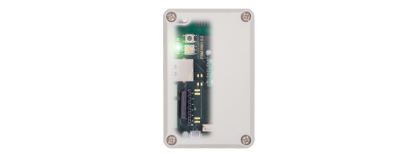 Picture of product CX8942 LAN PoE, Clex Public Online-Modul (868 MHz) LAN PoE, im grauen Gehäuse für Aufputz